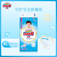 大王GOON 维E纸尿裤 XL52片(12-17kg)尿不湿婴儿加大号柔软干爽 产品升级
