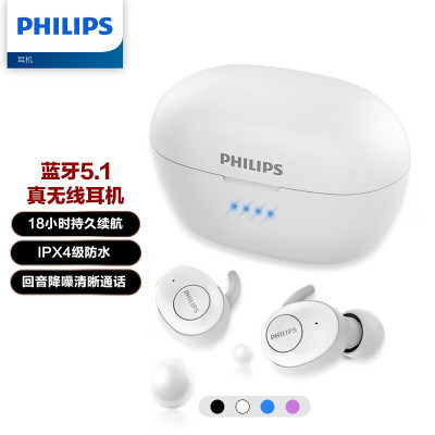 飞利浦(PHILIPS)T3215 真无线蓝牙耳机 入耳式耳机 防水运动耳机 苹果安卓手机通用