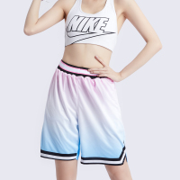 渲染棉花糖运动短裤女ins潮宽松透气篮球裤休闲跑步五分裤子女