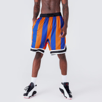 透气美式篮球短裤男宽松夏季训练跑步速干健身过膝网眼运动五分裤