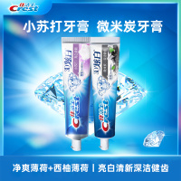 佳洁士3D炫白小苏打120克+微米炭120克