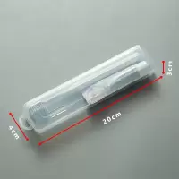 舒适达透明牙刷盒便携式电动牙刷出差旅行牙齿敏感专用牙膏盒子