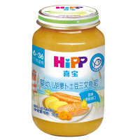 喜宝婴幼儿胡萝卜土豆三文鱼泥190g