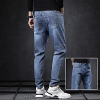 广州新塘镇牛仔裤男士夏季薄款修身小脚2022年新款休闲男款春秋