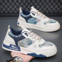 2023秋季新款国潮板鞋潮流厚底男鞋小众透气休闲百搭运动鞋子批发