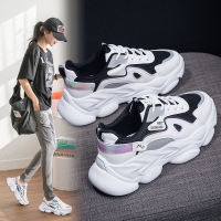 老爹鞋女秋季透气2023新款厚底小白鞋子休闲厚底女鞋8810