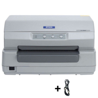 爱普生Epson LQ-300KH/LQ-520K/LQ-300K+II滚筒式针式打印机出库单发货单票据发票卷筒式连打24针3联复写办公LQ-300KH 官方标配