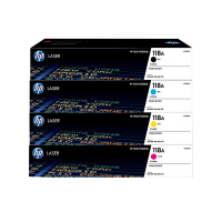 惠普(HP)118A硒鼓W2080A碳粉盒适用150a/w/178nw/179fnw打印机墨粉盒 W2080A四色硒鼓