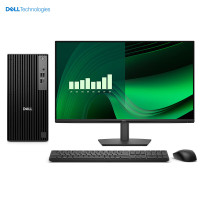戴尔dell Pro Tower QCT1250 企业级高端商用办公绘图设计台式机电脑整机 I7-14700 8G内存 512G固态 集成显卡 配23.8英寸显示器
