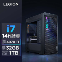 联想(Lenovo)拯救者刃7000K 游戏台式机电脑主机 14代I7-14650HX 32G 1T RTX4070Ti-12G独显 Win11