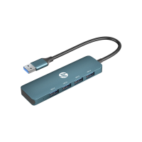 惠普(HP)分线器扩展坞 高速4口HUB扩展坞转换器 笔记本台式电脑一拖四转接线 CT100