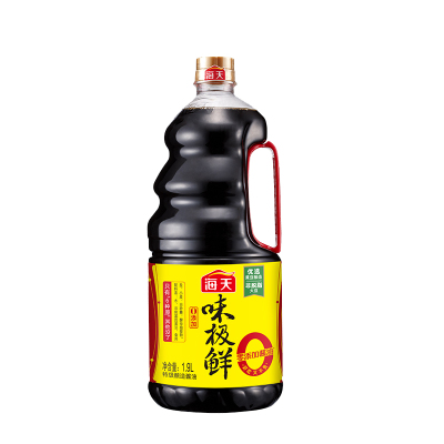 海天0添加味极鲜酱油1.9L/瓶