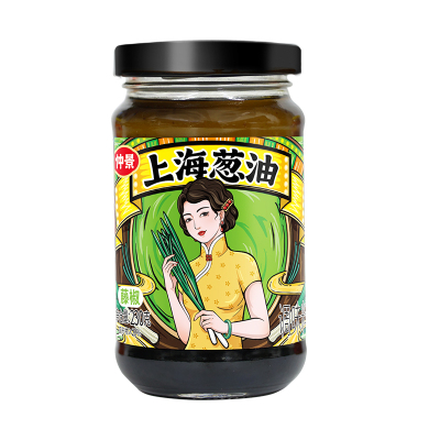 仲景上海葱油藤椒味230g*2瓶