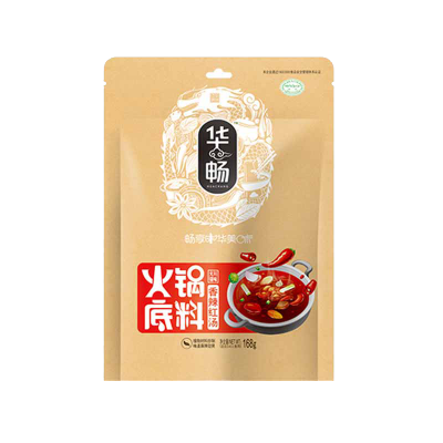 华畅 火锅底料 香辣x168g/袋