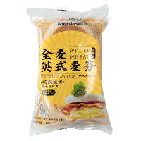 百钻全麦英式麦芬200g/袋*3袋