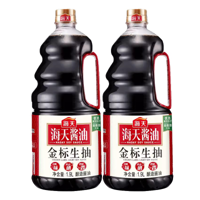 海天 金标生抽1.9L/瓶*2瓶