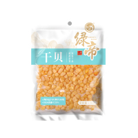 绿帝 淡晒淡干海鲜干货扇贝肉元贝瑶柱干贝108g