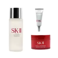 SKII 套装小样 神仙水30ml + 小灯泡10ml + 大红瓶面霜15g