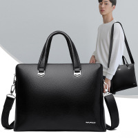 男包新款男士手提包头层牛皮公文包休闲大包电脑包可装A4纸