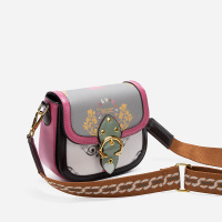 马鞍包2022年春夏新款复古印花1OjEVR