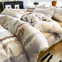 北欧四件套40支全棉床单被罩春季被套南通床上三件套床笠