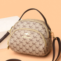 包包女包新款2023斜挎包女时尚印花女士小圆包女单肩包女