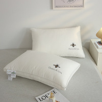 小蜜蜂全棉枕芯家用成人低枕枕芯 宿舍单人高枕中枕