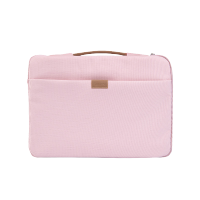觅果 B12笔记本电脑包手提包 手提电脑包 收纳包适用14英寸 防泼水内胆包 粉色