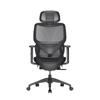 觅果(MIGUO)C5人体工学转椅 带腿拖坐躺两用电脑椅 家用办公椅 学习椅 黑