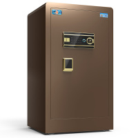 虎牌保险柜 家用小型80cm全钢防盗入墙保管柜指纹密码办公保险箱 博瑞系列 咖啡金