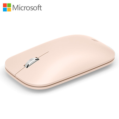 微软 Surface Mobile Mouse 砂岩金 便携蓝牙无线鼠标 金属材质滚轮 电池供电 支持手机 平板 笔记本