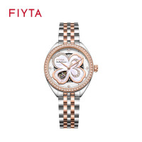 飞亚达新品四叶草手表女机械表女款简约时尚女表LA862031.MWMD