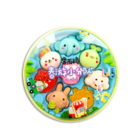 果历琦 卡通造型棉花糖创意礼盒装软糖幼儿园儿童分享糖果巧克力 休闲零食 春游小分队 果汁棉花糖 休闲食品