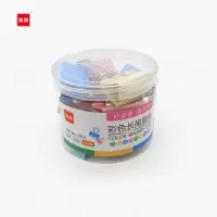 宝客 BK-3301 国标1号彩色长尾夹 50mm 12个/筒 10筒/组