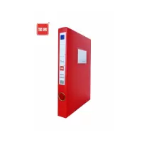 宝客 BK-412 红色原料档案盒 3.5cm A4 红色 10个/组