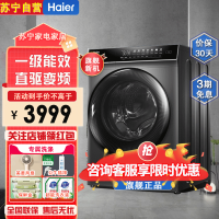 海尔(Haier)EG100MATE7SU1 滚筒洗衣机全自动家电 除菌螨 10公斤直驱变频 智能投放洗衣液