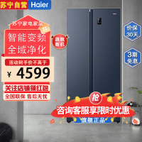 海尔(Haier)BCD-620WLHSSEDB9 对开门冰箱620升大容量 一级能效智能双变频风冷 大冷冻空间电冰箱