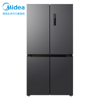 美的(Midea)一级能效双变频十字双开门四开门家用智能冷藏冷冻电冰箱风冷无霜MR-666WSPZE超大容量