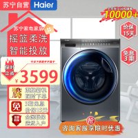 海尔(Haier)XQG100-BD12366 10公斤 直驱变频 AI智慧洗 智能投放 防过敏 香薰除菌 滚筒洗衣机