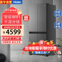 海尔(Haier)BCD-471WGHTDB9S9U1 471L十字双开四门零嵌入式超薄冰箱家用变温