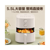 苏泊尔空气炸锅多功能蒸汽嫩炸电炸锅免翻面炸鸡薯条机 立体烘烤 金属内腔 KJ55D78 5.5L