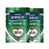 雀巢(Nestle) 中老年奶粉 怡养健心鱼油 成人高钙 成人奶粉 进口鱼油提取物 罐装800g*2罐