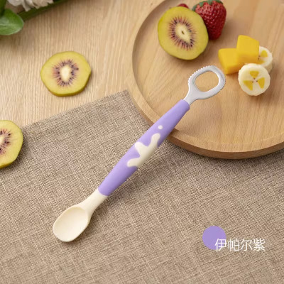 bebetour辅食勺水果刮泥儿婴儿宝宝辅食勺子工具果泥勺6个月上