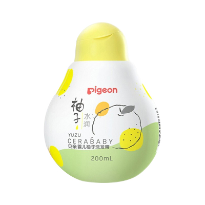 贝亲(Pigeon)婴儿洗发水洗发露 儿童洗发水 含神经酰胺 柚子系列200ml IA252