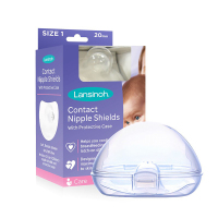 兰思诺(LANSINOH)乳头保护罩乳头皲裂保护硅胶乳贴防咬缓解哺乳不适 20mm(S码)