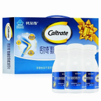 钙尔奇 氨糖软骨素加钙片64粒*3瓶 礼盒装