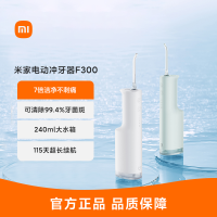 小米米家电动冲牙器F300 白色 家用便携水牙线口腔洁洗牙器