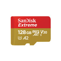 闪迪SanDisk 128GB大容量高速microSD卡 大疆无人机/运动相机配件