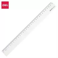 得力 6230 直尺30cm (只)