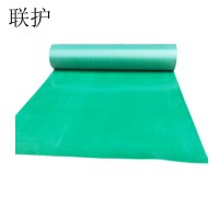 联护5KV 3mm厚 10米/卷 绿色防滑/平面 绝缘橡胶垫 YXF-JJB-5可定制